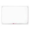 iQ Total Erase Translucent-Edge Board, 36" x 23", White Surface, Clear Plastic Frame