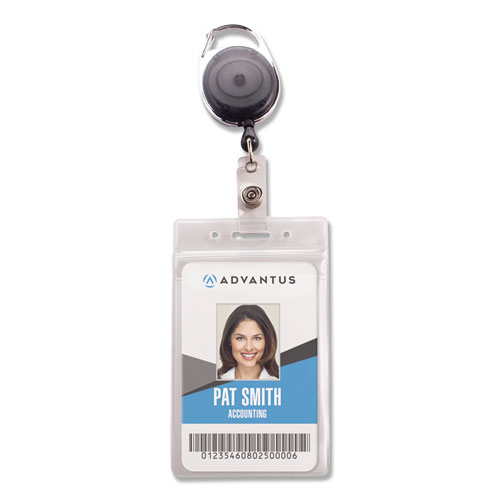 Advantus Badge Reel Holder Combo Pack