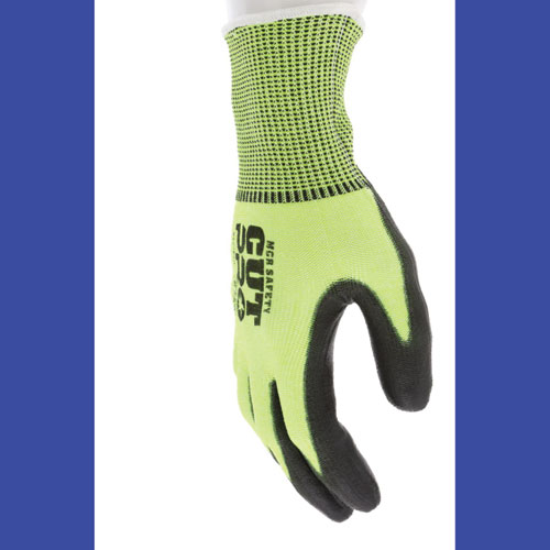 Cut Pro 9277PU Gloves, Medium, Black/Lime, Dozen