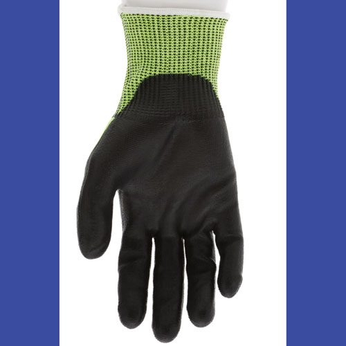 Cut Pro 9277PU Gloves, Medium, Black/Lime, Dozen