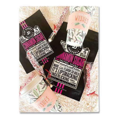 Cinnamon Sugar Pretzel Sticks, 3 oz Bag, 15/Carton