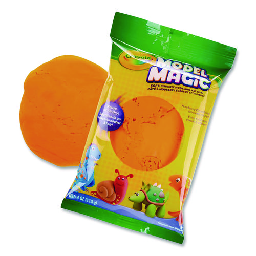 Model Magic Modeling Compound, Orange, 4 oz Pack