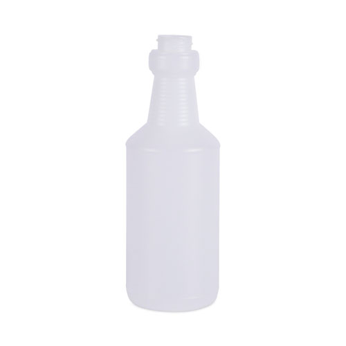 Easy-Grip Plastic Spray Bottle, 16 oz, Clear, 24/Carton