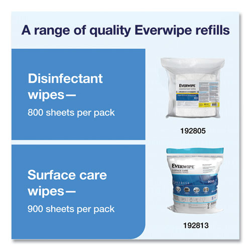 High Volume Wet Wipe Centerpull Resealable Bucket , 12 x 12 x 12, White, 2/Carton