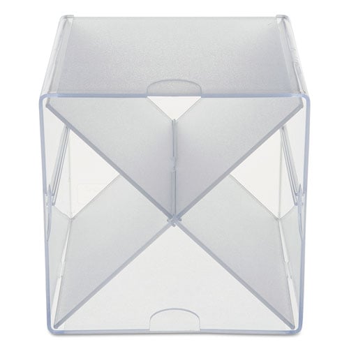 Deflecto Stackable Cube Organizer