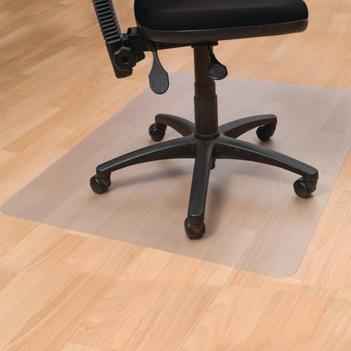 Cleartex Advantagemat Phthalate Free PVC Chair Mat for Hard Floors, 36" w x 48" l, Clear