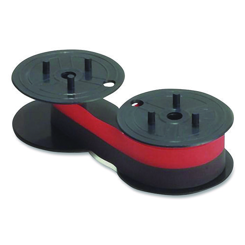 E3027 Calculator Ribbon, Black/Red, 12/Box