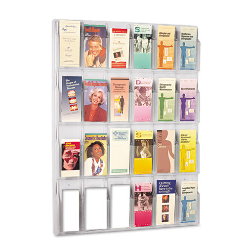 Safco 24-Pamphlet Display Rack