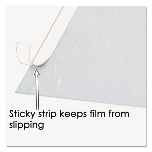 Second Sight Clear Plastic Desk Protector, with Hinged Protector, 25.5 x 21, Clear