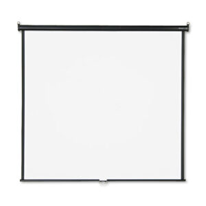 Wall or Ceiling Projection Screen, 70 x 70, White Matte Finish