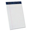 Gold Fibre Writing Pads, Medium/College Rule, 50 White 5 x 8 Sheets, Dozen