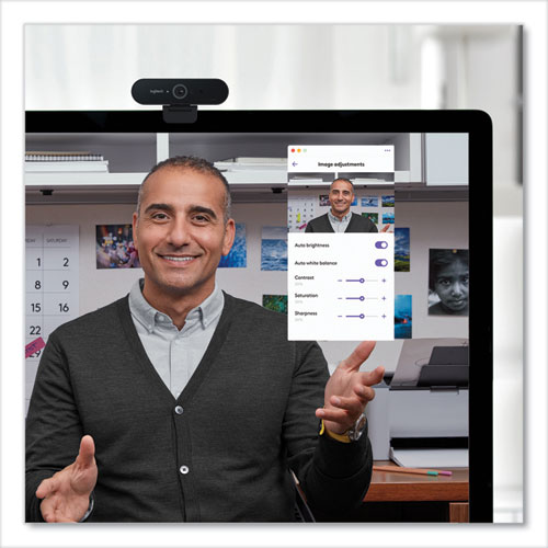 BRIO Ultra HD Webcam, 1920 pixels x 1080 pixels, Black