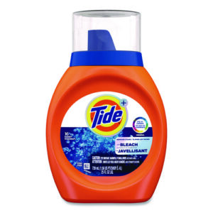 Plus Bleach Alternative Liquid Laundry Detergent, Original Scent, 25 oz Bottle, 6/Carton