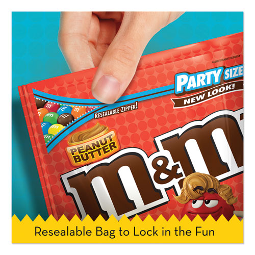 Chocolate Candies, Peanut Butter, 38 oz Resealable Bag