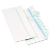 Redi-Strip Security Tinted Envelope, #10, Commercial Flap, Redi-Strip Heat-Resistant Closure, 4.13 x 9.5, White, 1,000/Box