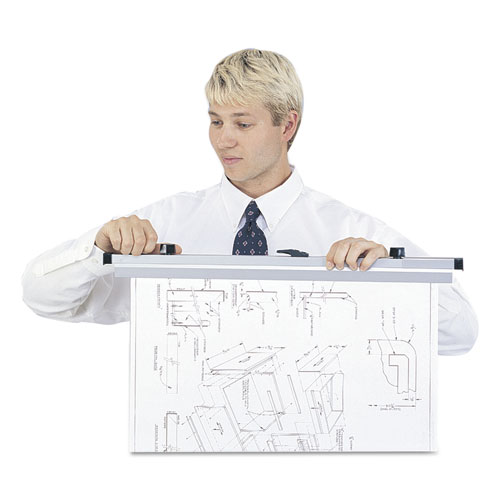 Sheet File Hanging Clamps, 100 Sheets Per Clamp, 24" Length, 6/Carton