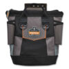 Arsenal 5517 Premium Topped Tool Pouch with Zipper, 6 x 10 x 11.5, Polyester, Black
