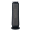 Ceramic Heater Tower with Remote Control, 1,500 W, 7.17 x 7.17 x 22.95, Black