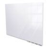 Aria Low-Profile Frameless Magnetic Glassboard, 36" x 24", White Surface