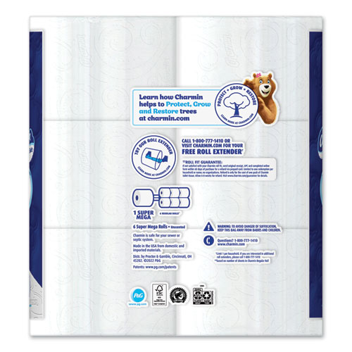 Ultra Soft Bathroom Tissue, Septic-Safe, 2-Ply, White, 336 Sheets/Roll, 18 Rolls/Carton