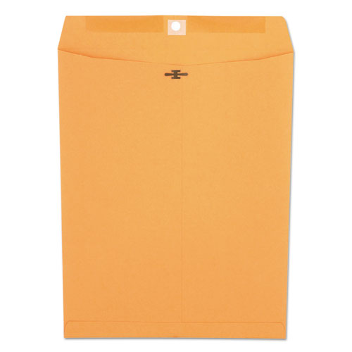 Kraft Clasp Envelope, 32 lb Bond Weight Kraft, #97, Square Flap, Clasp/Gummed Closure, 10 x 13, Brown Kraft, 100/Box