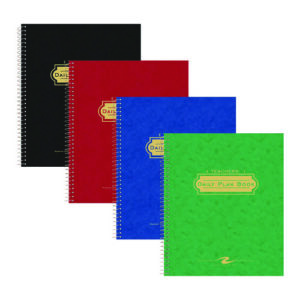 Wirebound Teacher's Plan Book, 11 x 8.5, Randomly Assorted Cover Colors