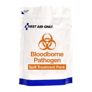 15-Piece Blood-Borne Pathogen Treatment Pack, 15 Pieces, Resealable Plastic Bag