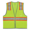 GloWear 8246Z-S Single Size Class 2 Two-Tone Mesh Vest, Polyester, 4X-Large, Lime