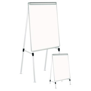 Dry Erase Board with A-Frame Easel, 29" x 41", White Surface