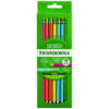Pre-Sharpened Pencil, 2.2 mm, HB (#2), Black Lead, Neon Assorted Barrel Colors, 18/Pack