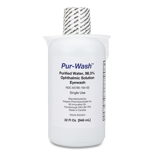 Pur-Wash Eye Wash, 32 oz Bottle