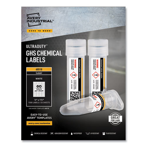 Avery&reg; UltraDuty Chemical Label