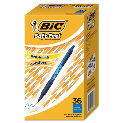 BIC SoftFeel Retractable Ball Pens