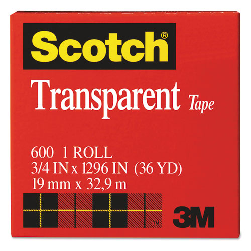 Scotch Transparent Tape - 3/4"W