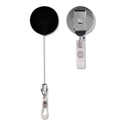 Advantus Badge Holder Heavy-duty Retractable ID Reel