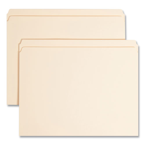 Smead Straight Tab Cut Letter Recycled Fastener Folder