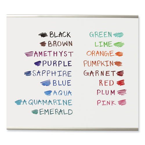 Low Odor Dry Erase Vibrant Color Markers, Broad Chisel Tip, Assorted Colors, 36/Pack