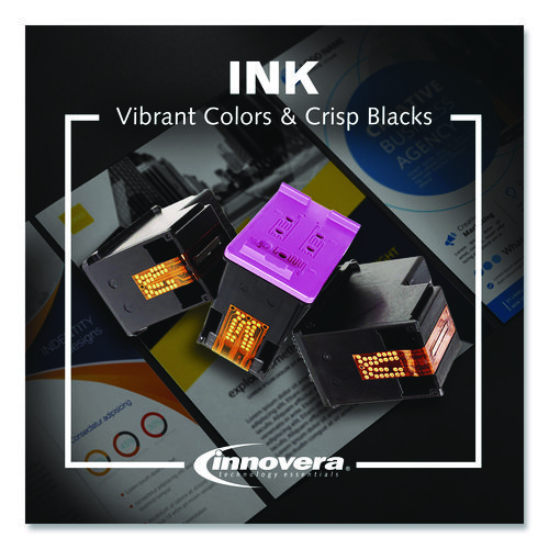 Remanufactured Tri-Color High-Yield Ink, Replacement for 64XL (N9J91AN), 415 Page-Yield