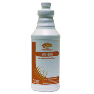 Safe-T-Bowl Liquid Toilet Bowl Cleaner, 32 oz Bottle, 12/Carton