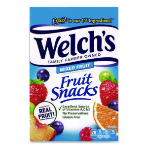 Fruit Snacks, Mixed Fruit, 0.9 oz Pouch, 40/Box