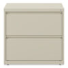 Lateral File, 2 Legal/Letter-Size File Drawers, Putty, 30" x 18.63" x 28"