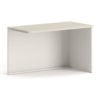 38000 Series Return Shell, Right, 48w x 24d x 29.5h,Silver Mesh/Light Gray