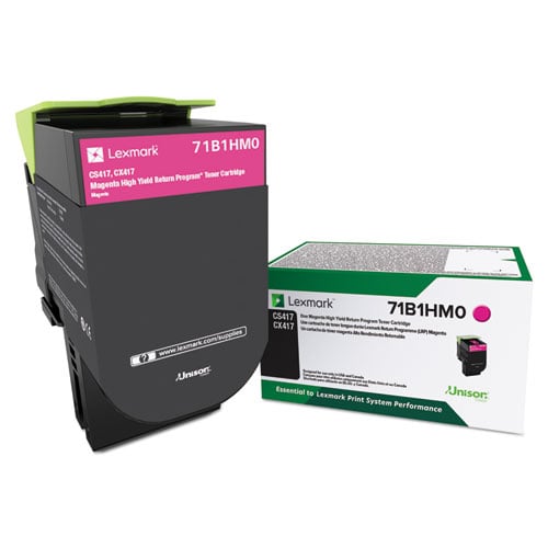 Lexmark Original High Yield Laser Toner Cartridge - Magenta - 1 Each