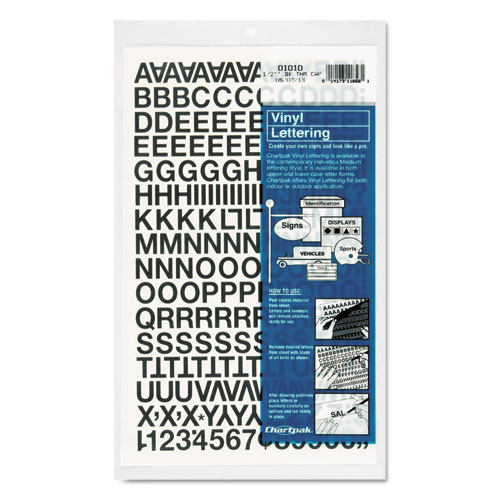 Chartpak Vinyl Helvetica Style Letters/Numbers