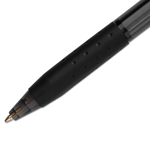InkJoy 300 RT Ballpoint Pen, Retractable, Medium 1 mm, Black Ink, Black Barrel, 24/Pack