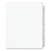 Preprinted Legal Exhibit Side Tab Index Dividers, Avery Style, 25-Tab, 301 to 325, 11 x 8.5, White, 1 Set, (1342)