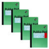 Composition Book, Medium/College Rule, Metallic Green with White Dots Cover, (70) 9.75 x 7.5 Sheets, 4/Pack