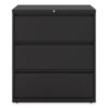 Lateral File, 3 Legal/Letter/A4/A5-Size File Drawers, Black, 36" x 18.63" x 40.25"