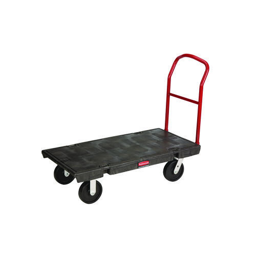 Platform Truck, 2,000 lb Capacity, 24 x 48 x 7, Black