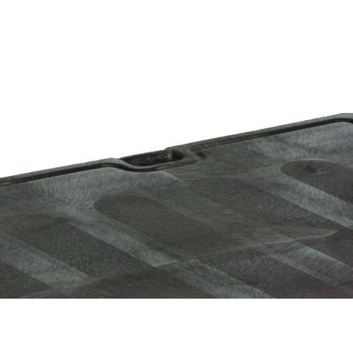 Platform Truck, 2,000 lb Capacity, 24 x 48 x 7, Black